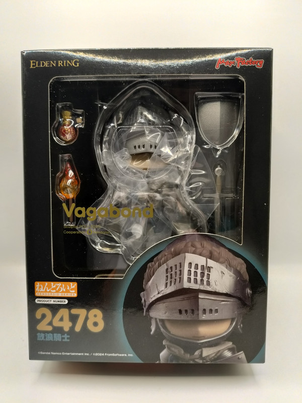 ELDEN RING VAGABOND NENDOROID #2478 FIGURE + BONUS - OFFICIAL NEW
