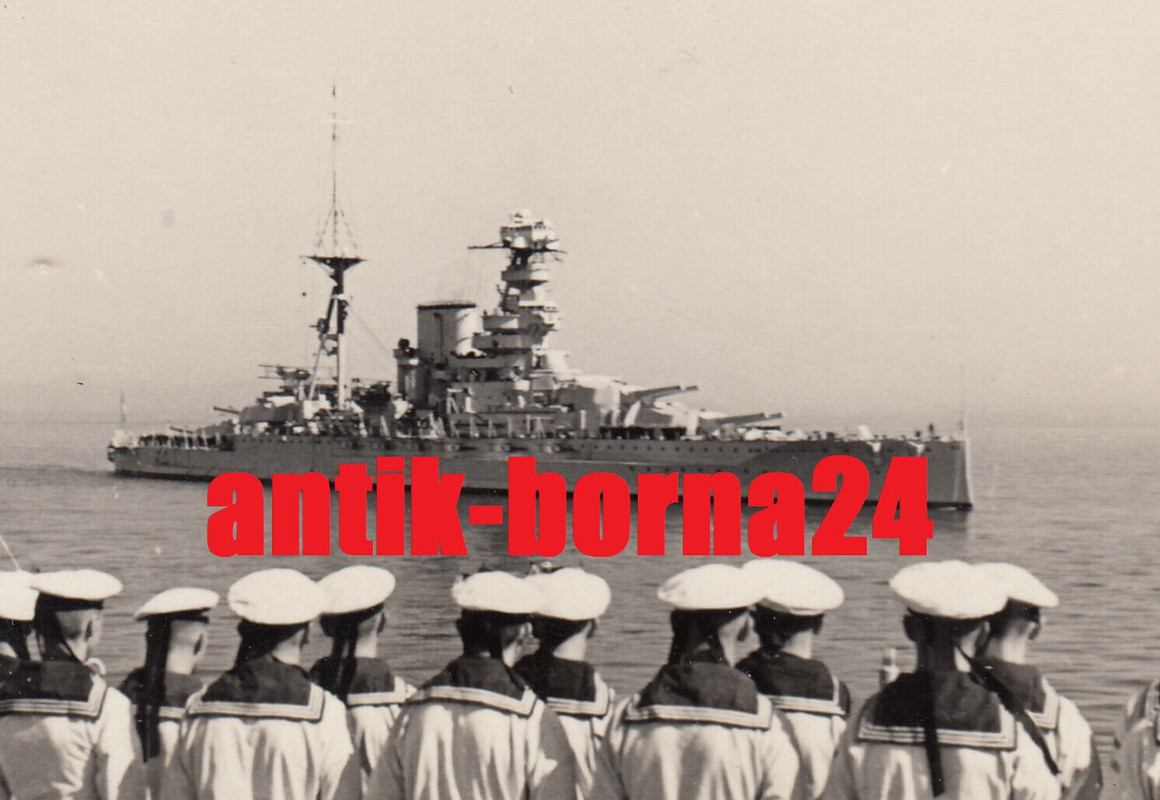 Foto KM Soldat Panzerschiff Deutschland englisch Schlachtkreuzer Schiff UK G354 (1)