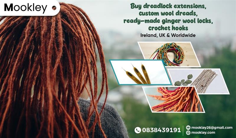 Dreadlock Extensions, Wool Dreads & Accessories-mookley