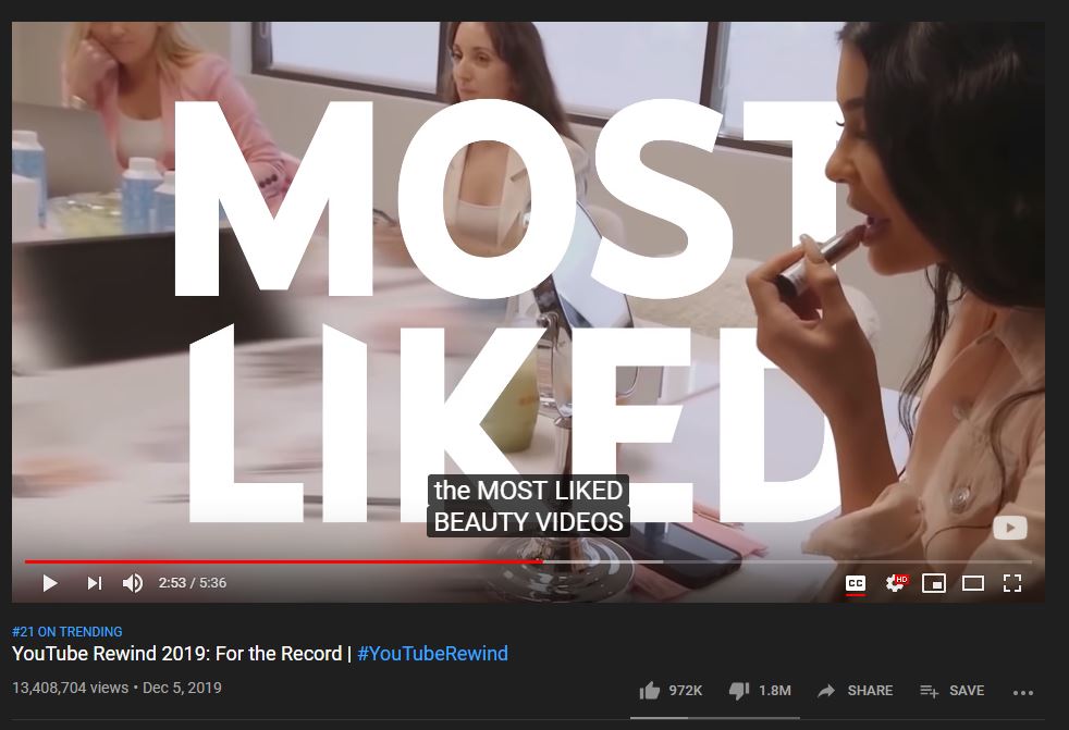 YouTube Rewind 2019