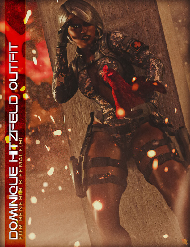 Dominique Hitzfeld Outfit for Genesis 8 Female