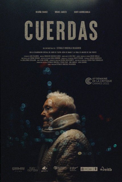 EL CORTOMETRAJE “CUERDAS”, DE ESTÍBALIZ URRESOLA, ESTRENO MUNDIAL EN LA SEMANA DE LA CRÍTICA DE CANNES