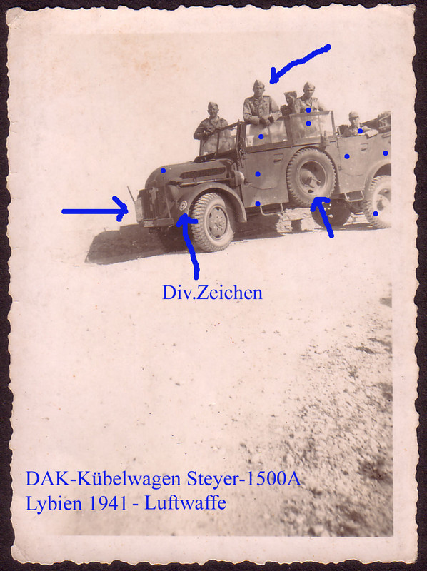 Küberlwagen des Afrikakorps,Steyer 1500A,DAK,Luf
