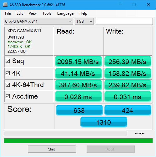 Problema SSD M.2 Low Seq Speed