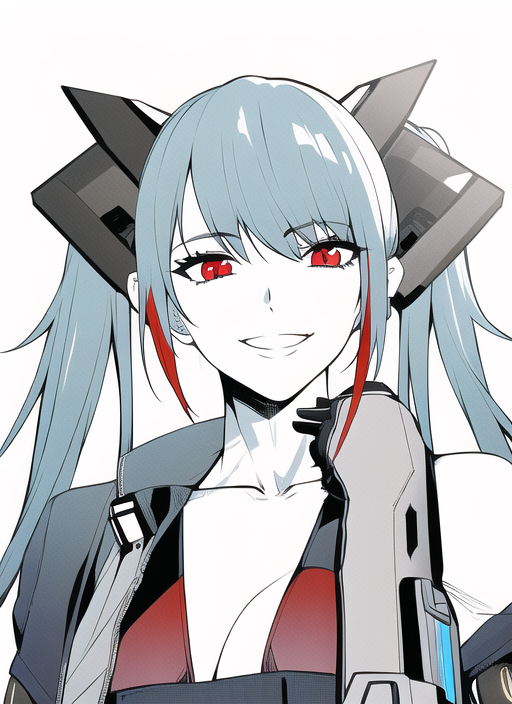 _1girl, {{{cyberpunk}}}, high quality, detailed face, metal gloves, [metal gear] s-3987100090 (1)