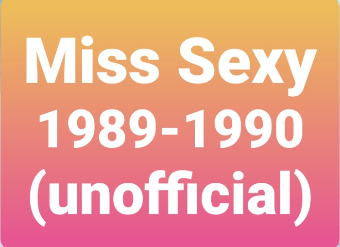 Immagine Miss Sexy 1989-1990 (unofficial)