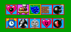 Custom Powerup icons Atomic Bomberman
