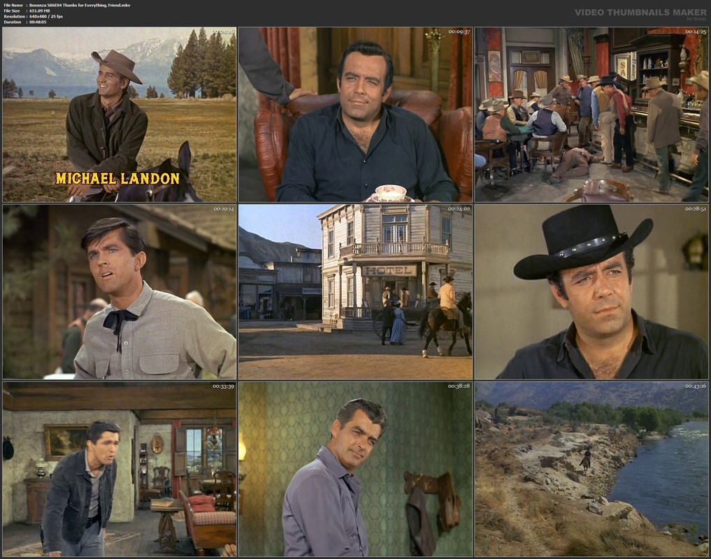 Bonanza S06E04 Thanks for Everything, Friend.mkv