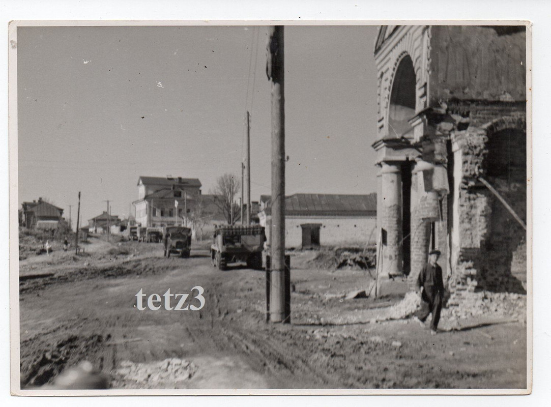 Russland Eins. Smolensk Trümmer zerst. Gebäude B