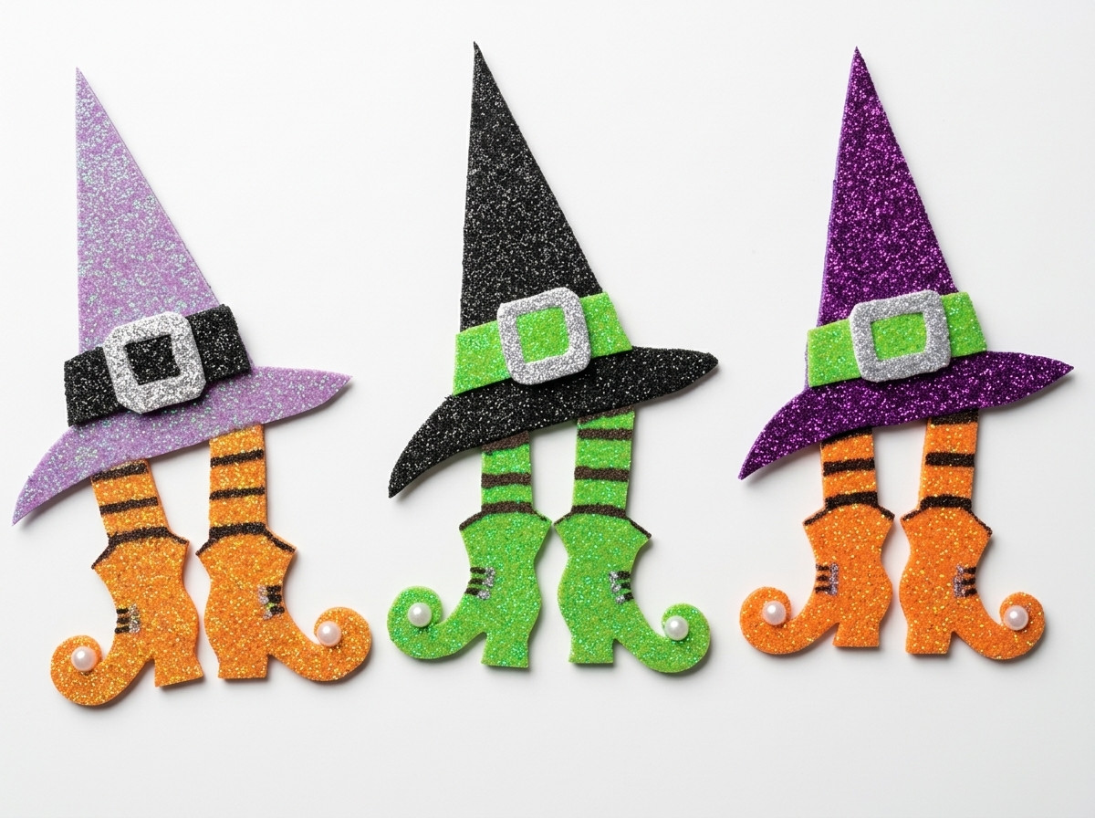 adornos eva halloween fiestas infantiles sombrero con tacones