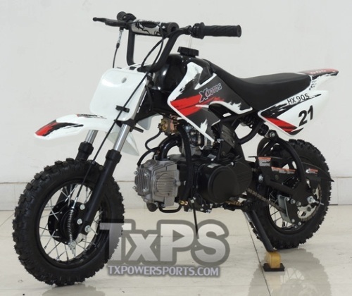 The RPS XMoto 90cc HX90S Dirt Bike with Semi-Automatic Transmission
