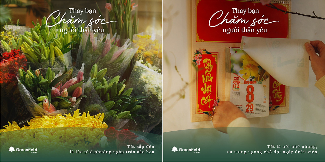 Cùng Greenfield Dental “Thay Bạn Chăm Sóc Người Thân Yêu qua TVC Tết 2024