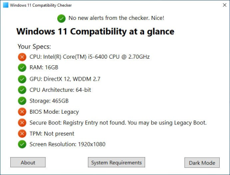 Windows 11 Compatibility Checker 2.3.2