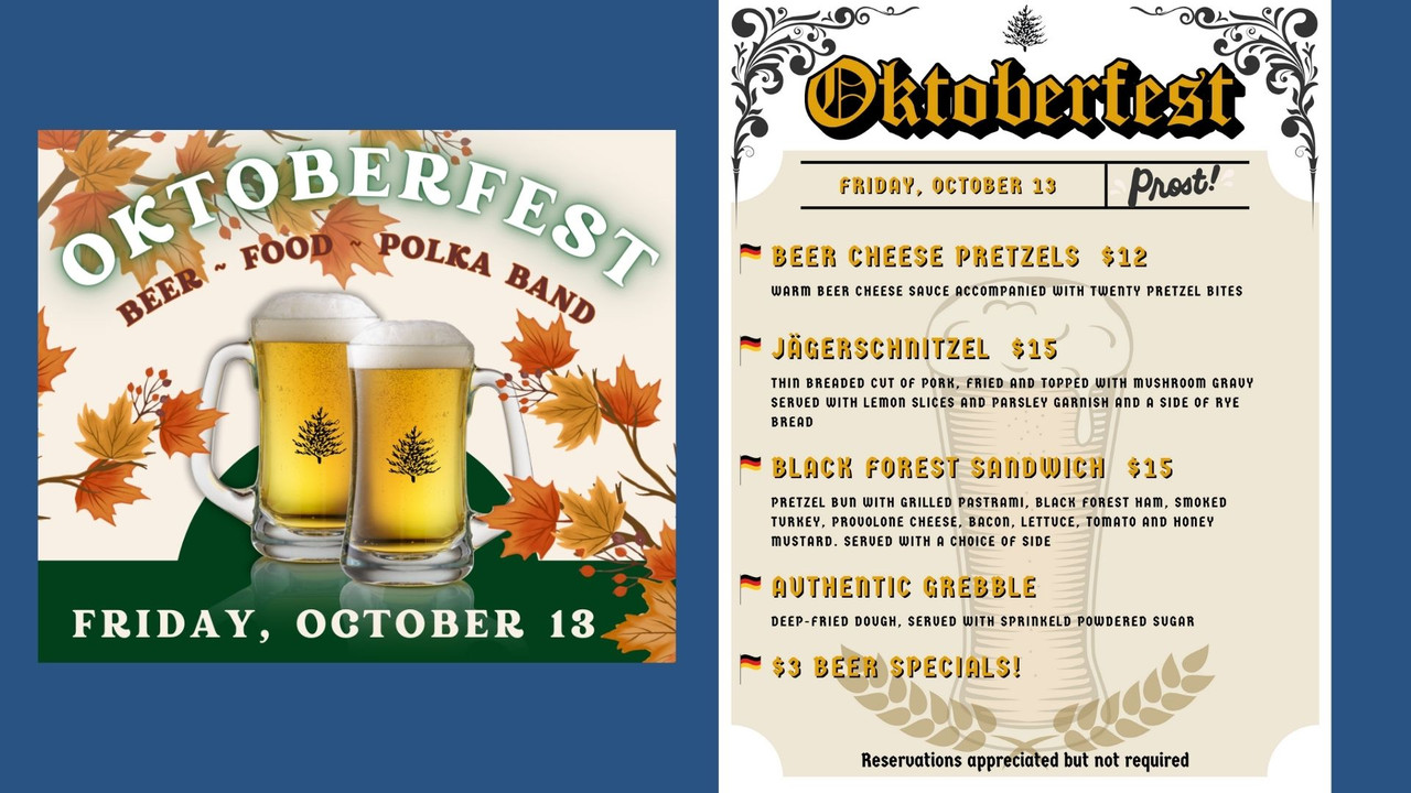 Oktoberfest at Scotts Bluff Country Club, Friday, Oct. 13th