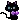 Pixel gif of a cat.