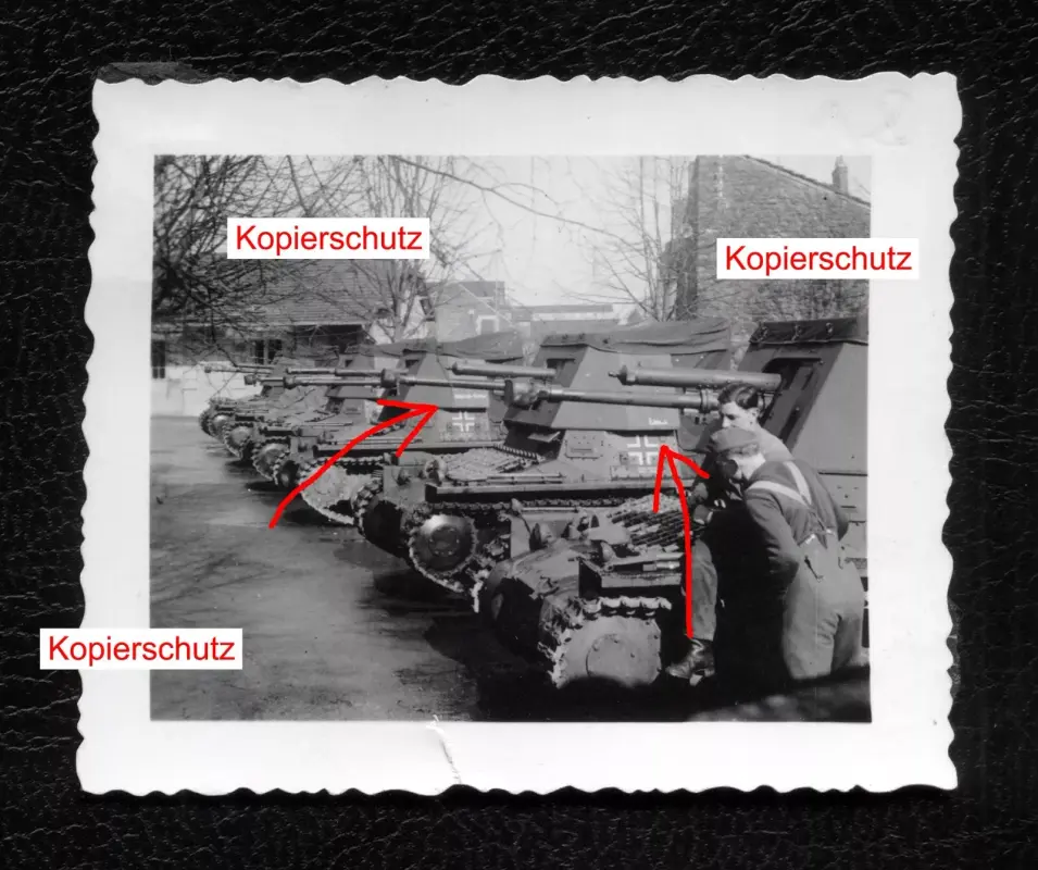 Orig Top Foto Tank Panzer - Panzerjäger 1 mit 4,7 cm PaK und aufgemalter Kennung
