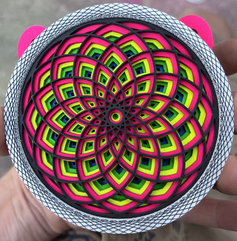 Spirit Lab Sacred Geometry Medallion View 2