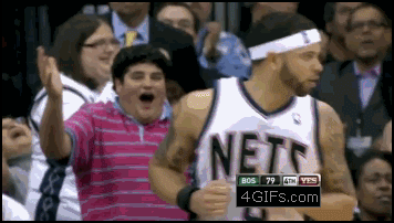 excited basketball