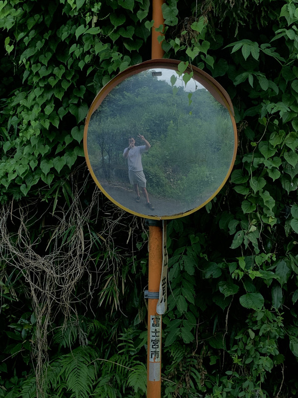 Reflection selfie
