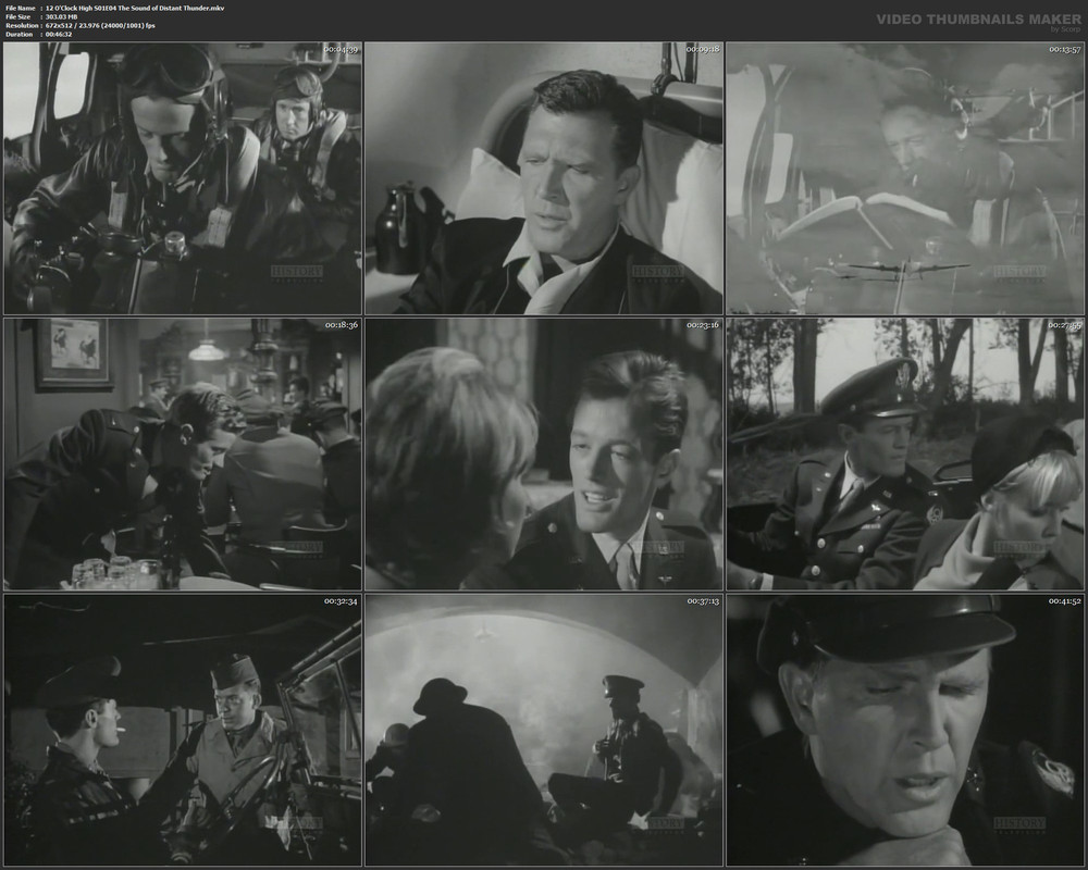 12 O'Clock High S01E04 The Sound of Distant Thunder.mkv