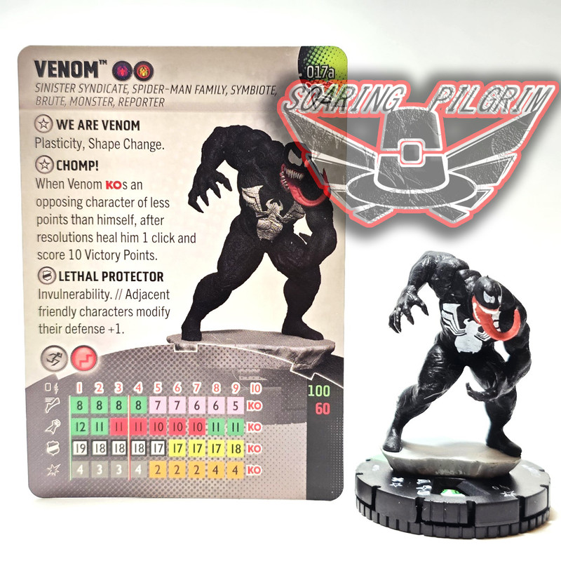Marvel Heroclix VENOM - 017a - UNCOMMON Spider-Verse Set #17a | eBay