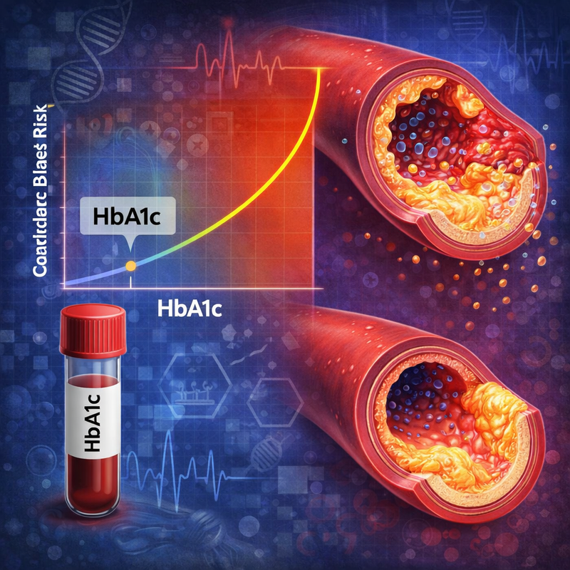Nonlinear HbA1c thresholds reveal accelerated atherogenic remodeling and improved risk reclassification in type 2 diabetes