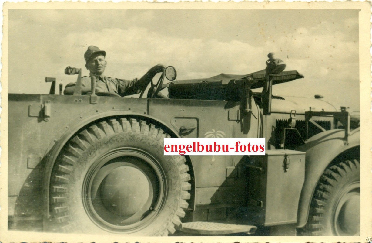 AFRIKA - FAHRZEUG - KÜBELWAGEN - WÜSTEN-TARNUNG 