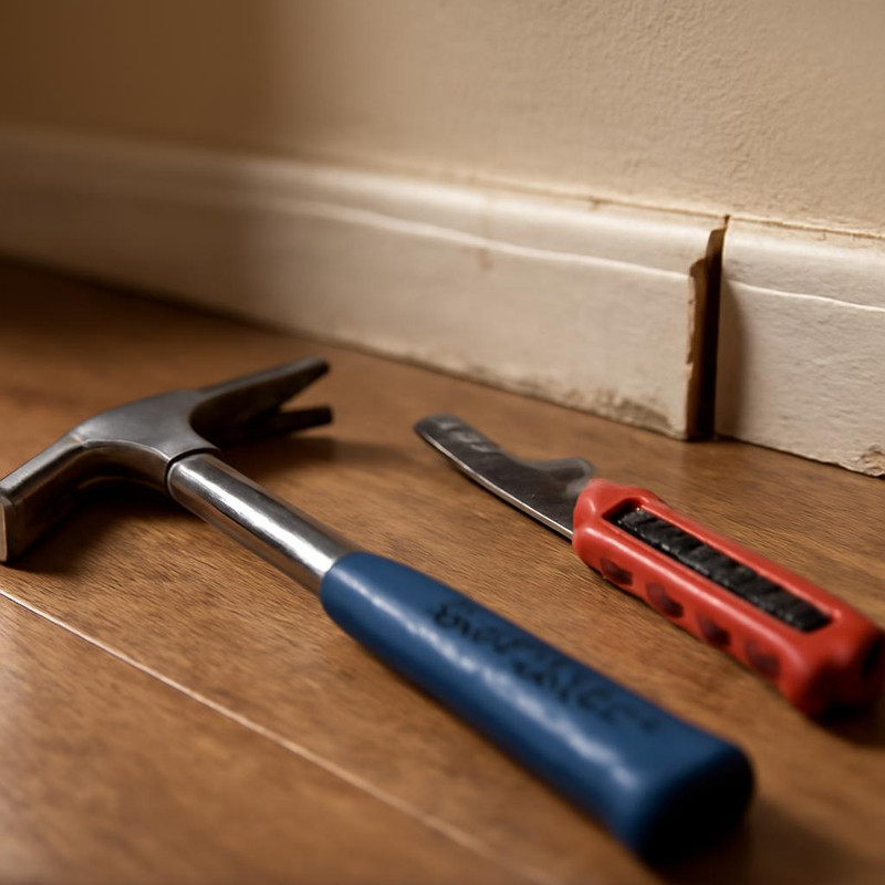 Инструменты для снятия плинтуса с пола