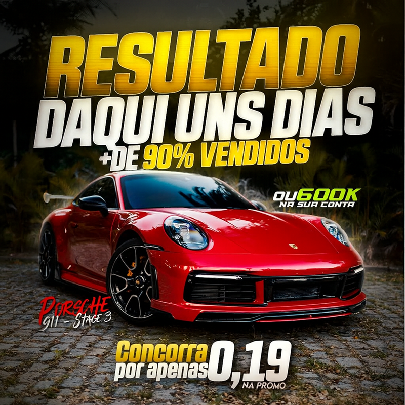 A customized Porsche 911 Stage 3 TECHART sports car.