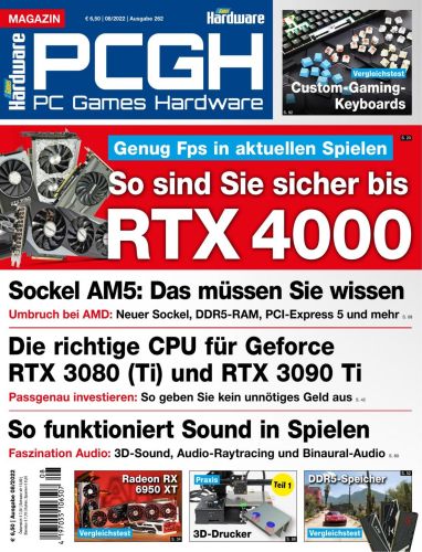 Cover: Pc Games Hardware Magazin No 08 August 2022 Cover: Pc Games Hardware Magazin No 08 August 2022