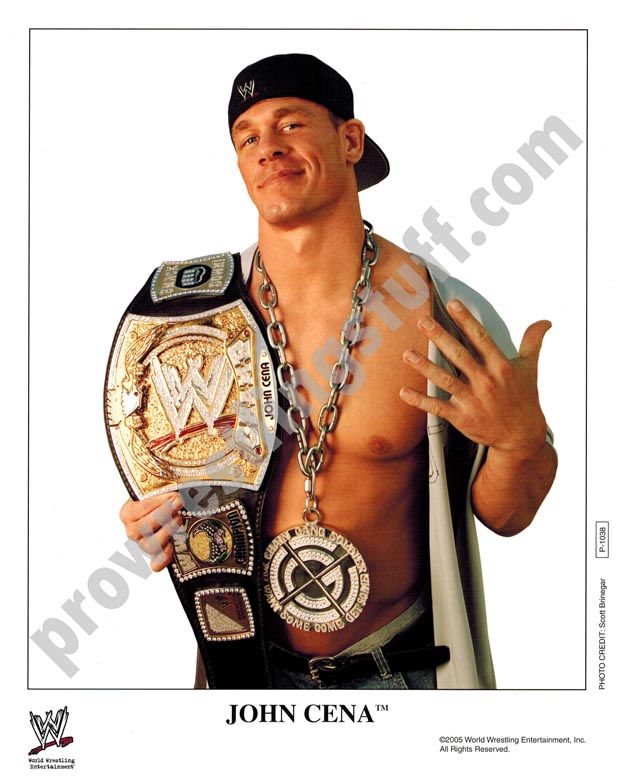 John Cena P-1038 WWF 8x10 promo photo