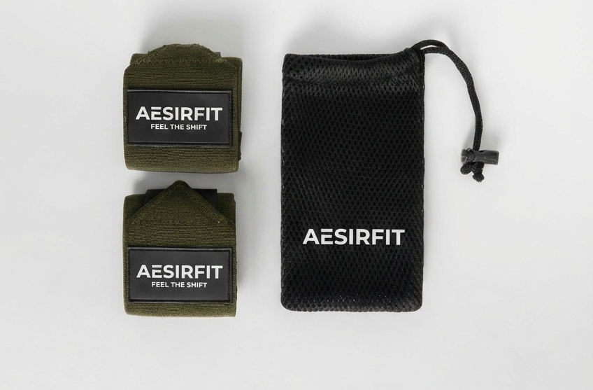 AesirFit Pro Wrist Wraps - Premium wrist support for weightlifting