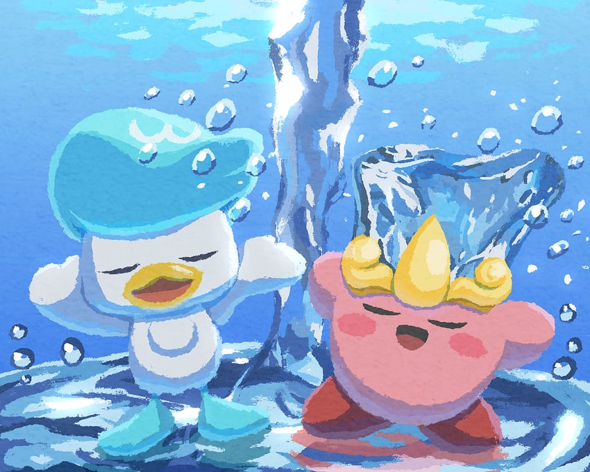 kirby-quaxly-and-water-kirby-pokemon-and