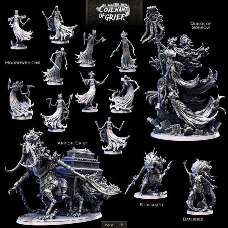 Bestiarum Miniatures - Covenant of Grief November 2023 - 3D Print Model