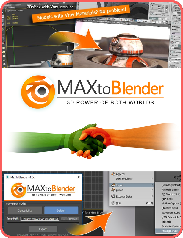 MaxToBlender 3.2 & 5.1