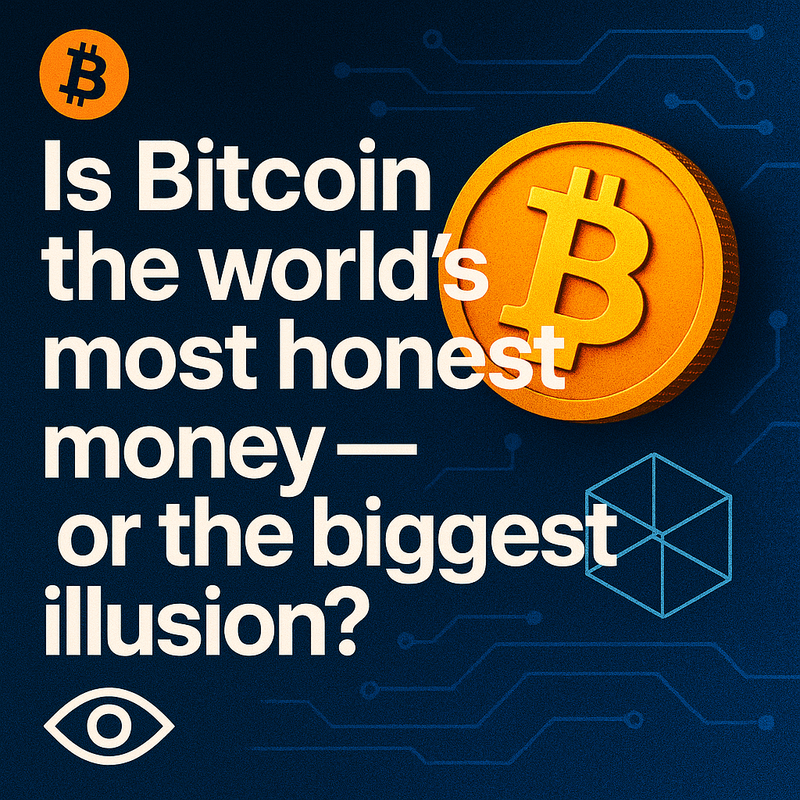 Is Bitcoin the world’s most honest money — or the biggest illusion?