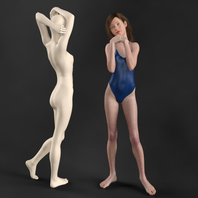 Cora Character Morph For G8 and 8.1 Female Cora Character Morph For G8 and 8.1 Female