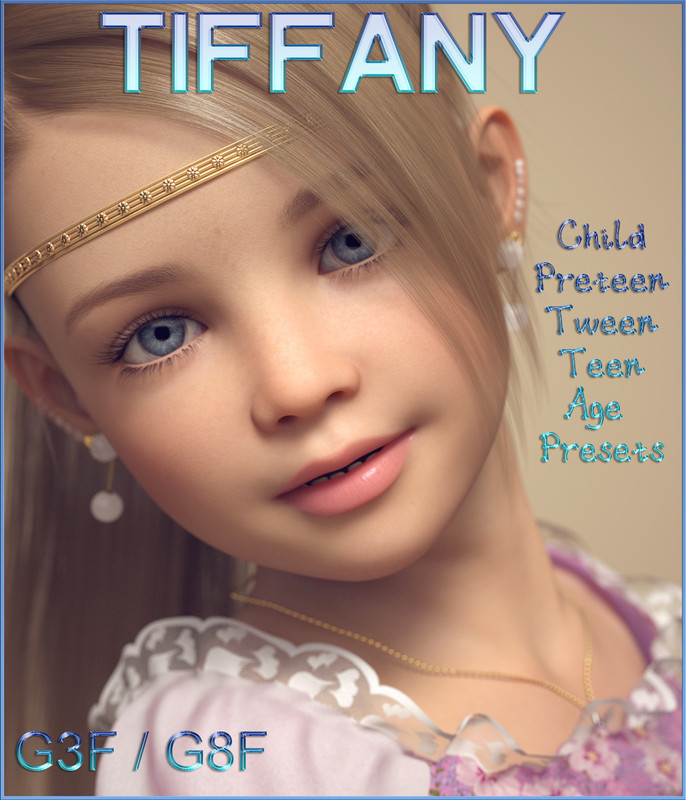 Tiffany for Genesis 3 and 8 Female Tiffany for Genesis 3 and 8 Female