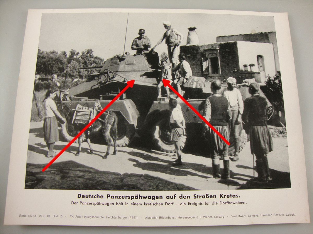 PANZERSPÄHWAGEN AUF DEN STRAßEN KRETAS, Kreta, S