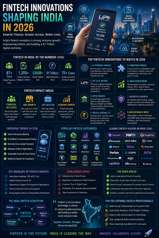 Fintech Innovations Shaping India in 2026