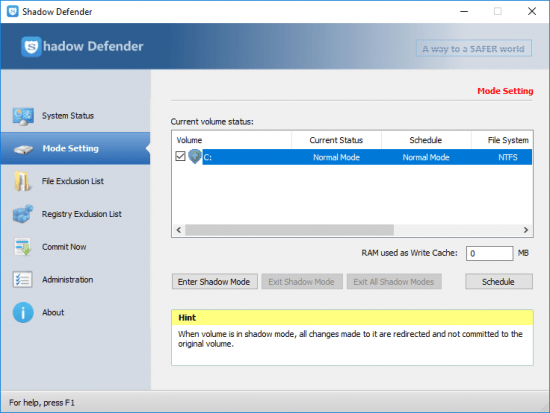 Shadow Defender 1.5.0.726 Multilingual