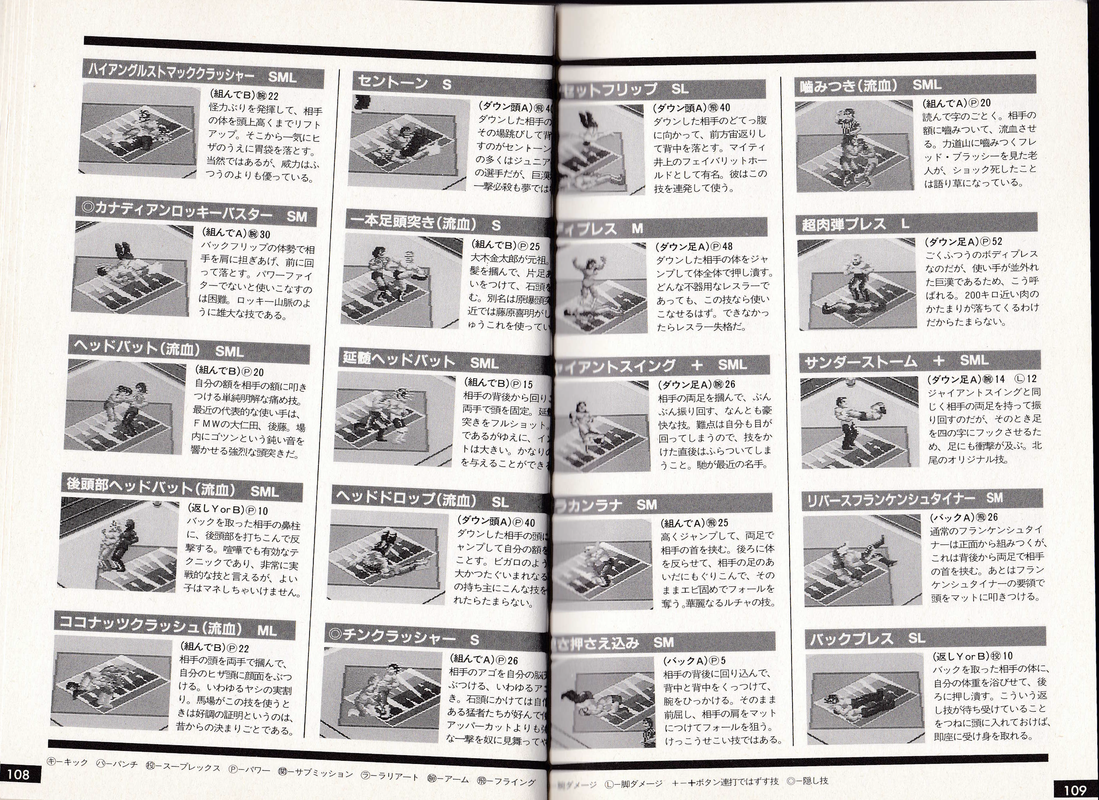 Final Bout Guide Book Scans Critical Club Fire Pro Wrestling Universe