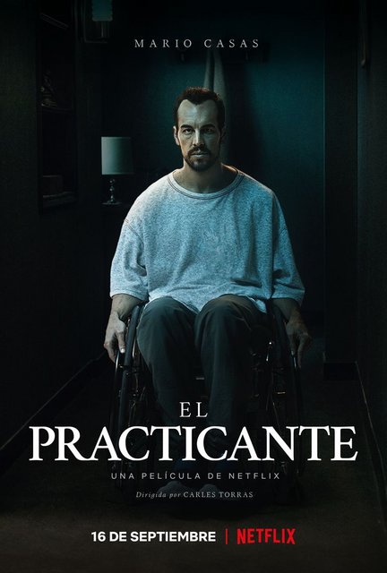 PÓSTER “EL PRACTICANTE” DONDE VEREMOS UNA DE LAS MEJORES INTERPRETACIONES DE MARIO CASAS, SEGÚN SU DIRECTOR, CARLES TORRAS