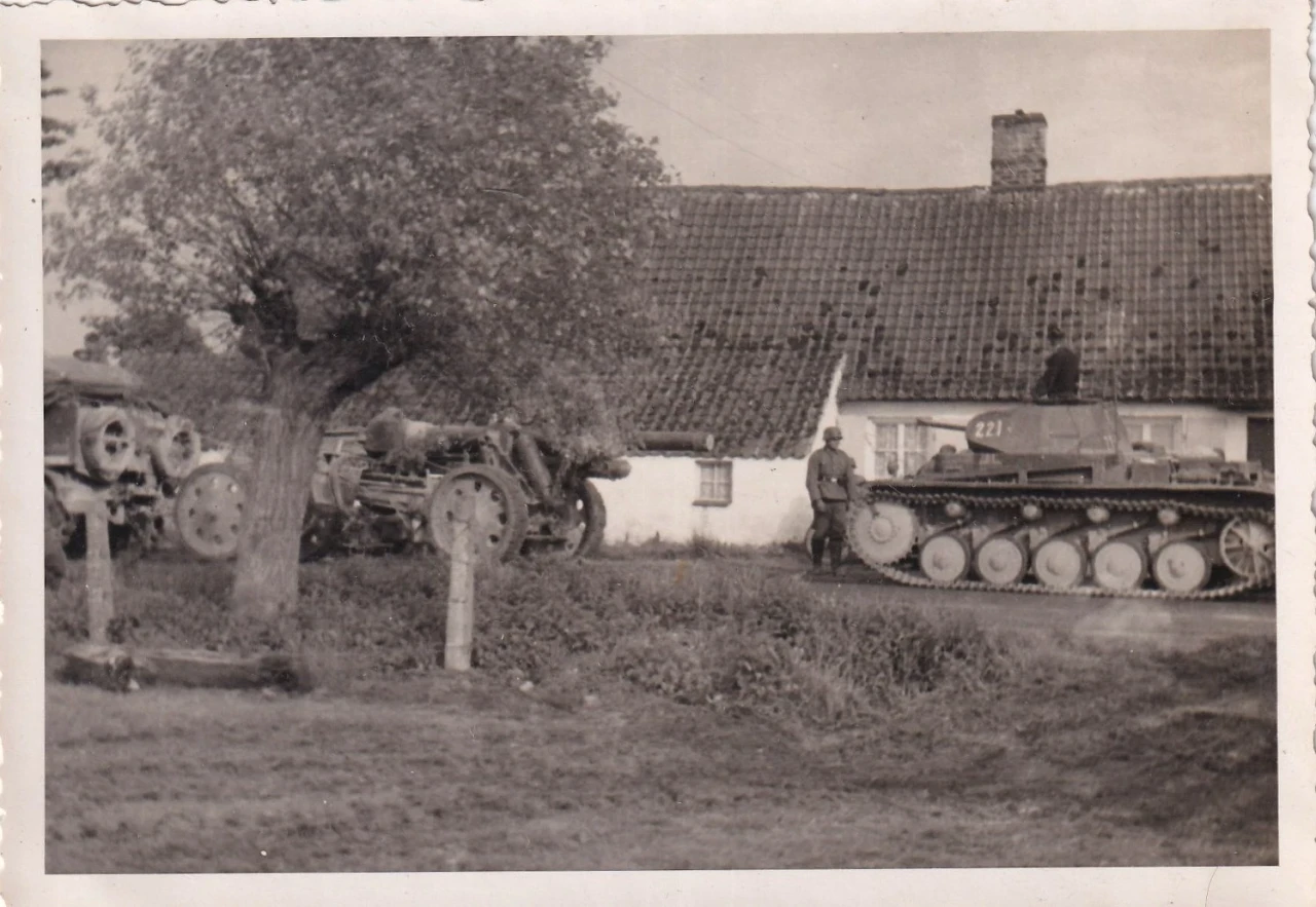 Foto wohl Frankreich Feldzug mit Panzer 2 WK