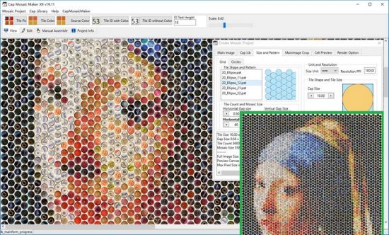 Cap Mosaic Maker X9 Standard Edition v20.2 Cap Mosaic Maker X9 Standard Edition v20.2
