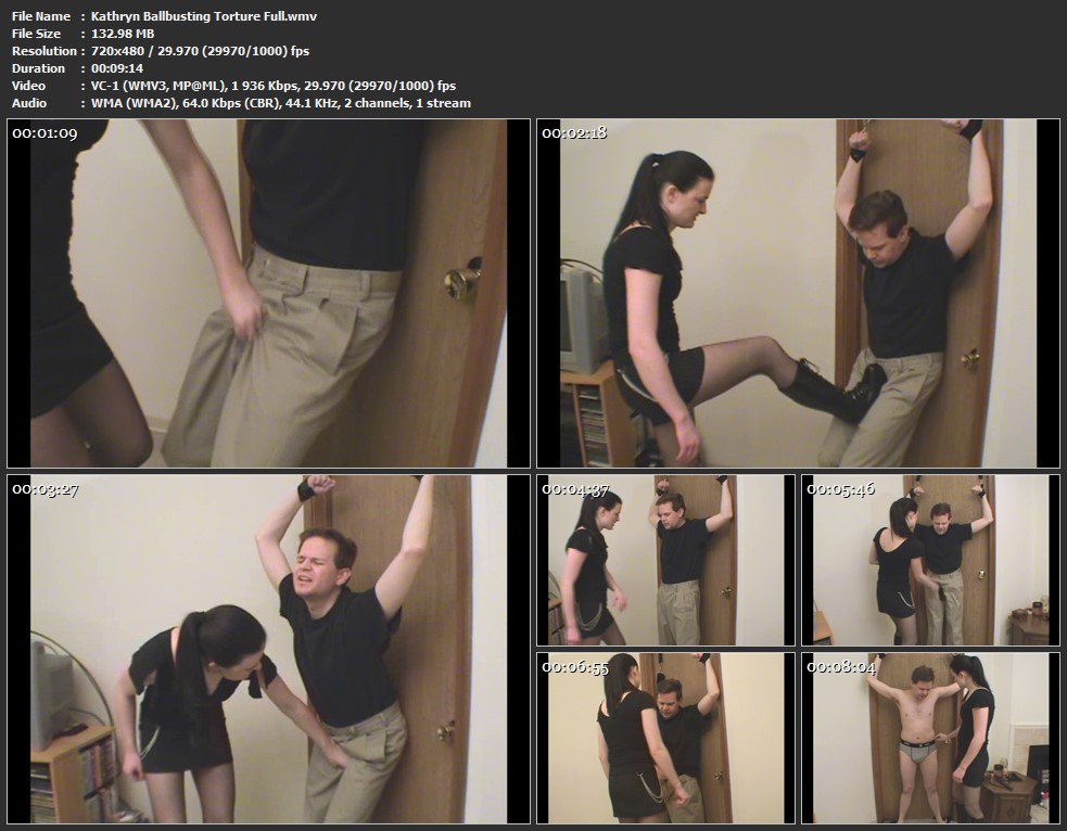 Kathryn Ballbusting Torture Full