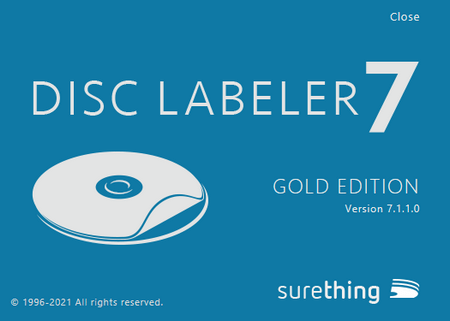 SureThing Disk Labeler Deluxe Gold  7.1.1.0