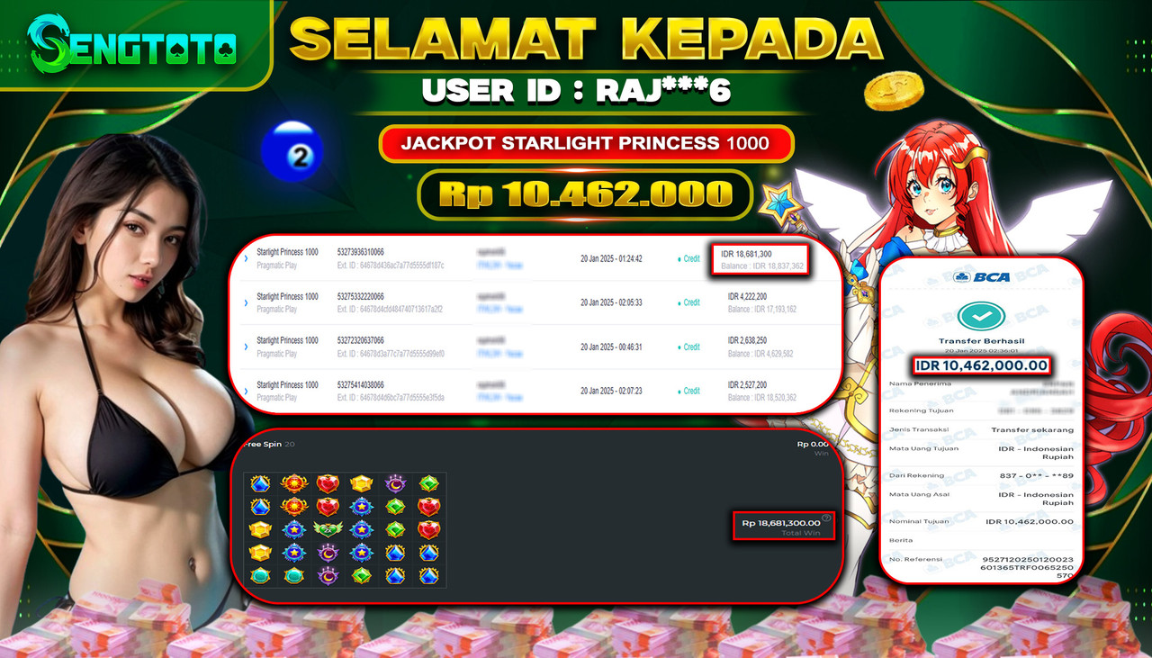BUKTI PEMBAYARAN SLOT STARLIGHT PRINCESS 1000