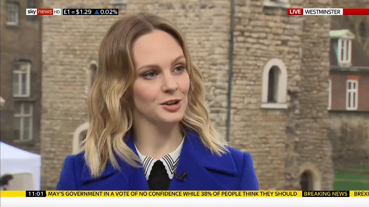 16 January - 11.00.00 - Sky News. Colin Brazier and Jayne Secker