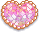 Heart gem pixel